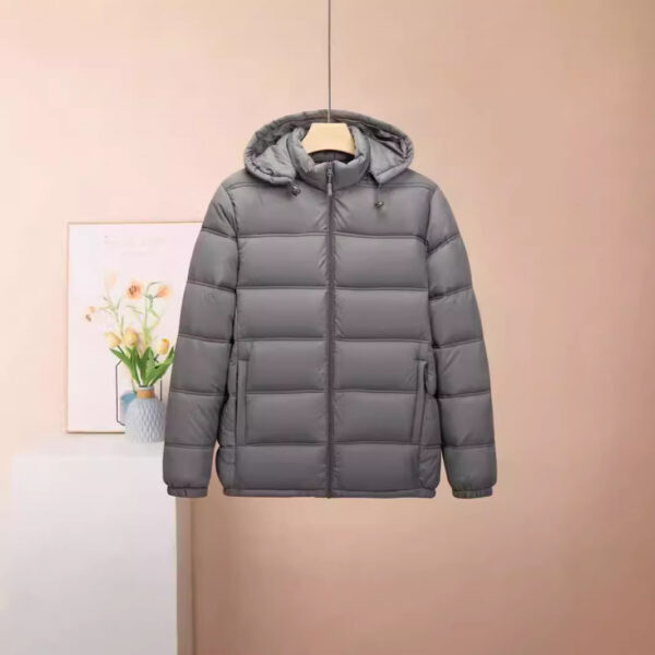 Men's Cotton-padded Coat Thickened Hooded Cotton-padded Jacket - Image 6