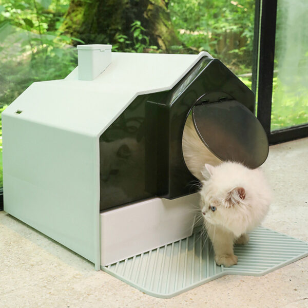 Fully Enclosed Household Anti-splash Drawer Type Odor-proof Cat Litter Box