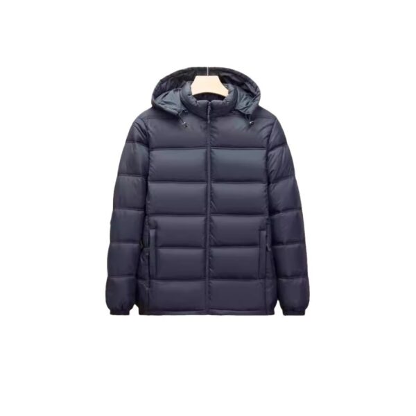 Men's Cotton-padded Coat Thickened Hooded Cotton-padded Jacket - Image 2