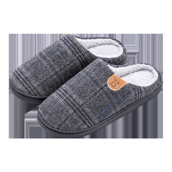 Cotton Slippers Men's Winter Indoor Home - Image 3