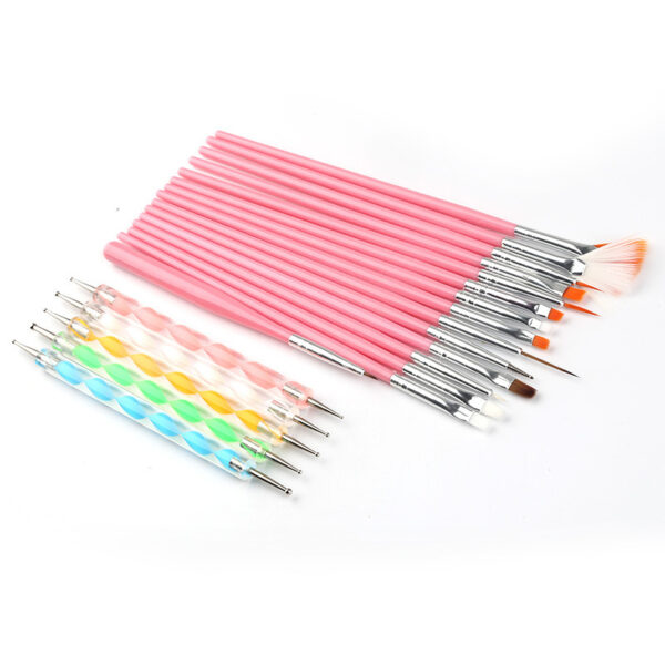 Nail Brush 20 Sets Of Color Painting Light Therapy Point Drill Pen - Image 2