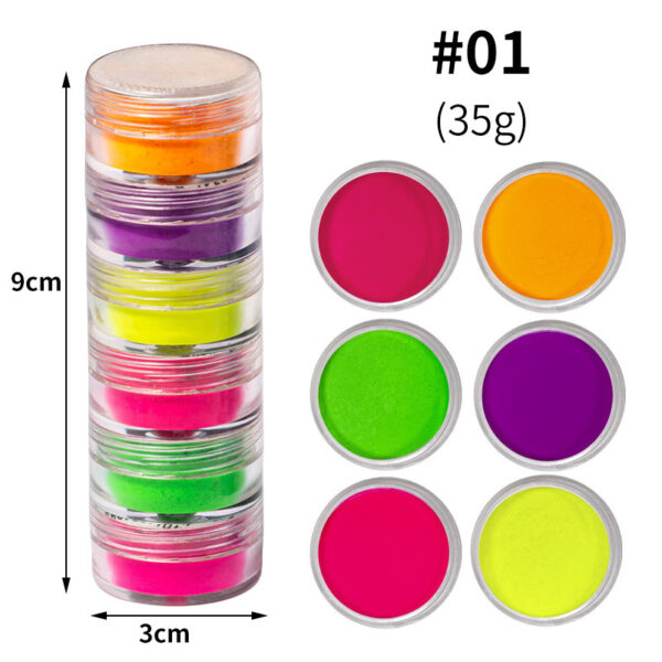 6 Colors Optional Pearl Powder Dyed Powder - Image 4