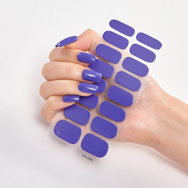 Nail Sticker Letter Color Nail Art Sticker Full Sticker - Image 5