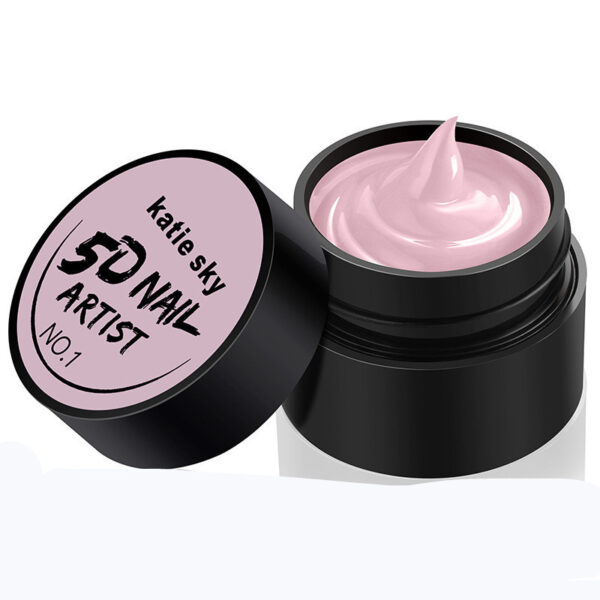 Painted Metal Painted Glue 5D Three-dimensional Nail Phototherapy Pull Line Nail Polish Glue - Image 5