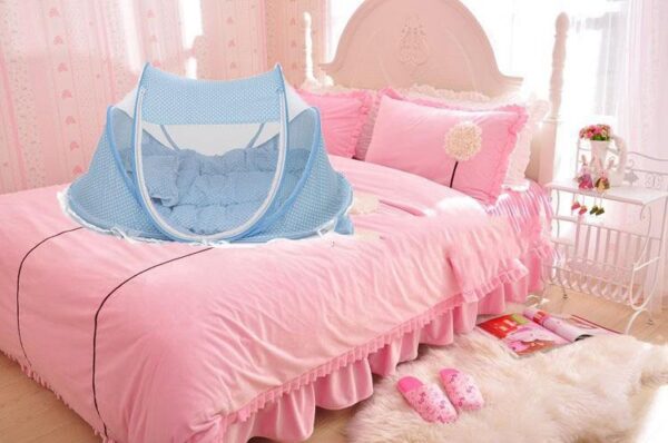 Foldable  Baby Bed Net With Pillow Net 2pieces Set - Image 6