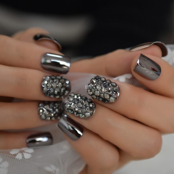 Metal false nails for women - Image 3