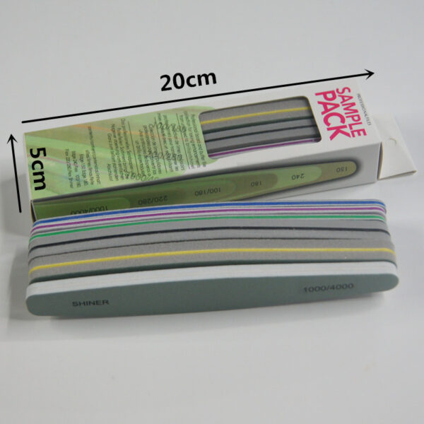 Nail File 6 Piece Nail Set Sponge Polishing Strip Nail Polishing - Image 4