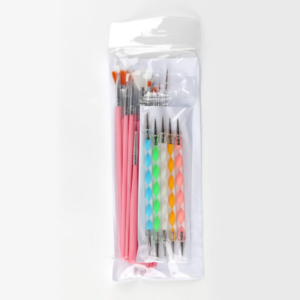 Nail Brush 20 Sets Of Color Painting Light Therapy Point Drill Pen - Image 3