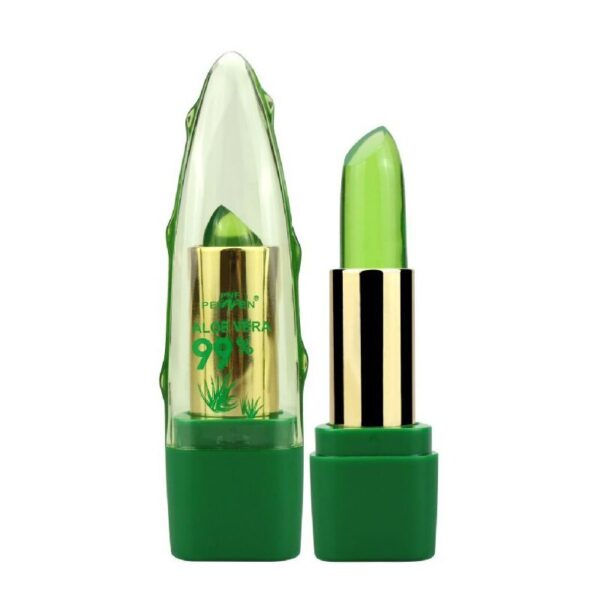 Aloe Vera Gel Color Changing Lipstick Gloss  Moisturizer Anti-drying Desalination Fine-grain Lip Blam Care - Image 3