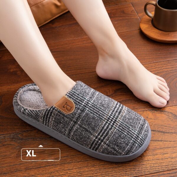 Cotton Slippers Men's Winter Indoor Home - Image 5