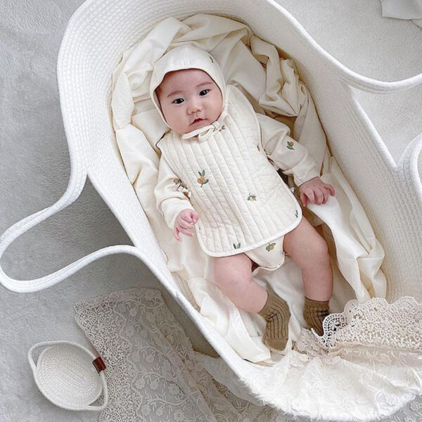 European Style Cotton Rope Crib Creative Baby Basket - Image 3