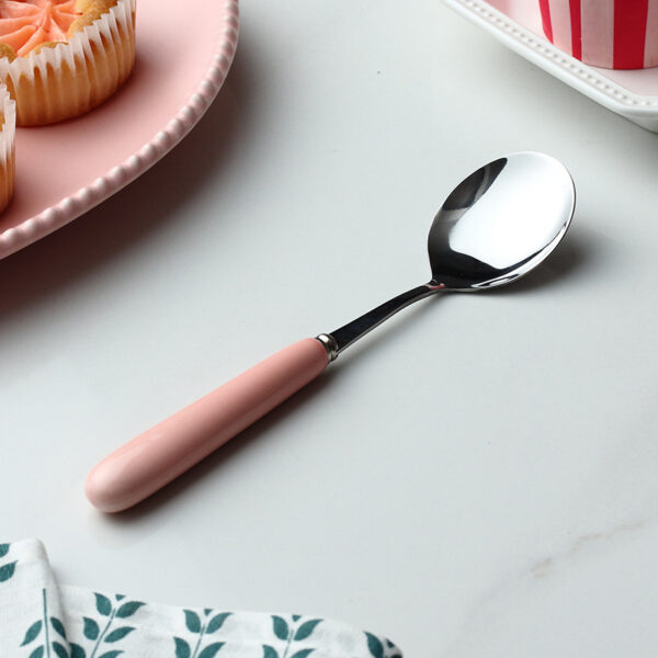 Candy Colored Ceramic Stainless Steel Spoon - Image 2