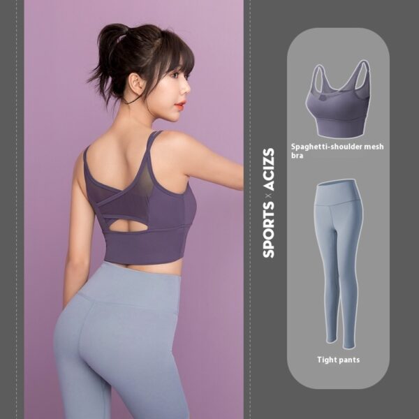 High Waist And Hip Lifting Exercise Fitness Suit For Women - Image 5