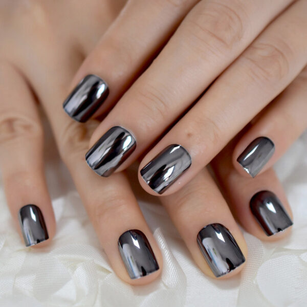 Metal false nails for women - Image 4