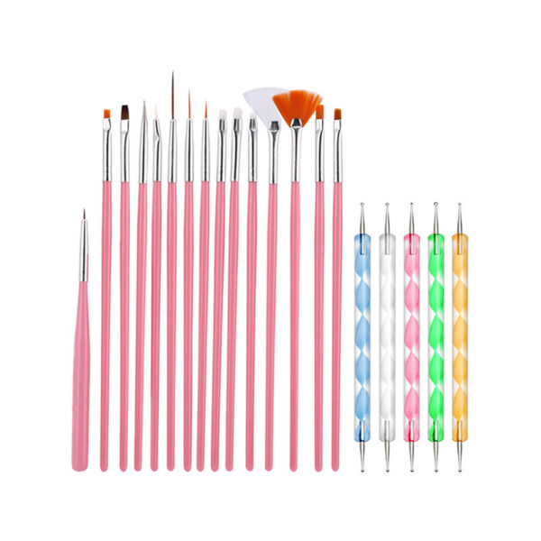 Nail Brush 20 Sets Of Color Painting Light Therapy Point Drill Pen - Image 4