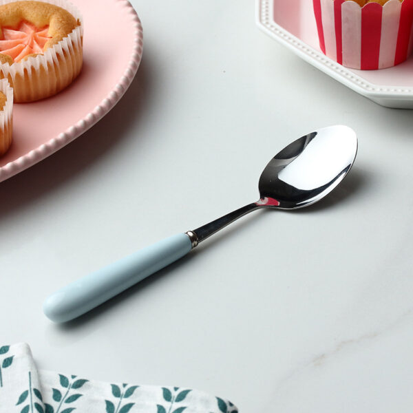 Candy Colored Ceramic Stainless Steel Spoon - Image 3