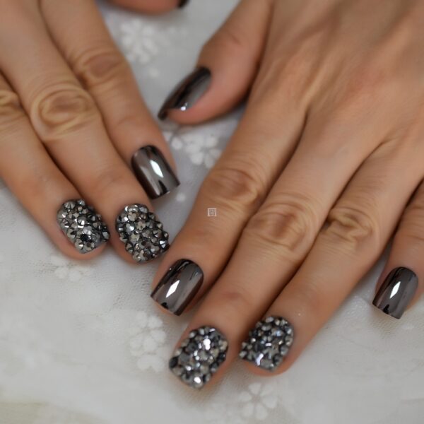 Metal false nails for women - Image 10