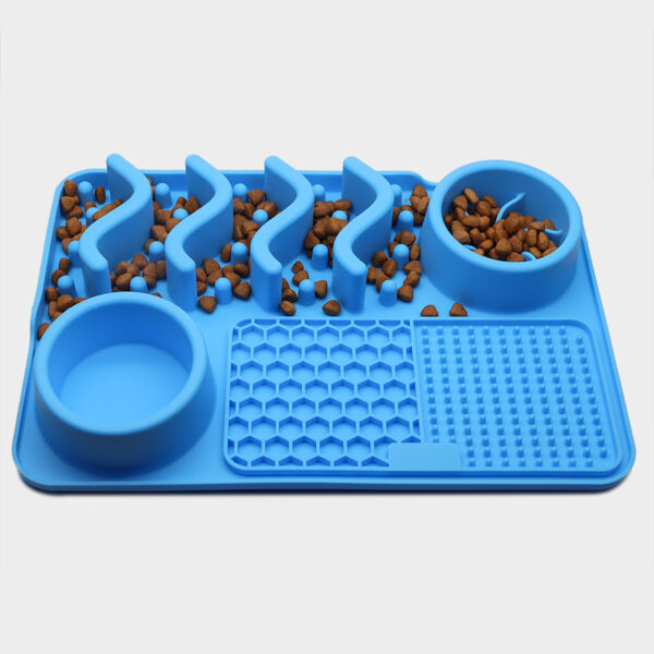 Dog Silicone Licking Pad Pet Licking Mat Silicone Smelling Mat Multifunctional Food Bowl Pets Supplies - Image 2