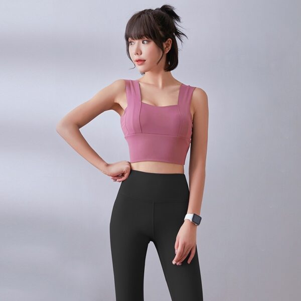 High Waist And Hip Lifting Exercise Fitness Suit For Women - Image 4