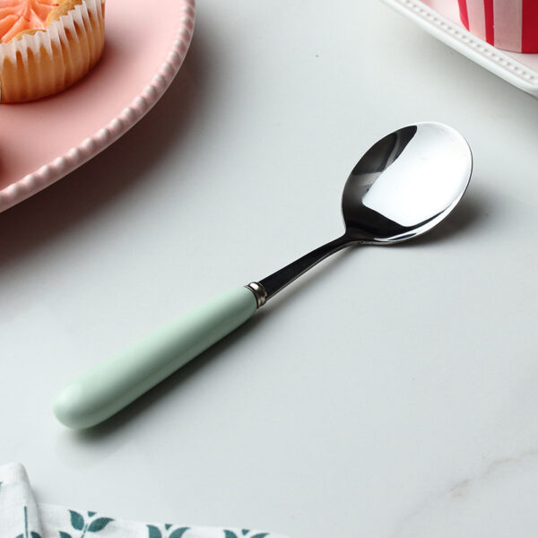 Candy Colored Ceramic Stainless Steel Spoon - Image 7