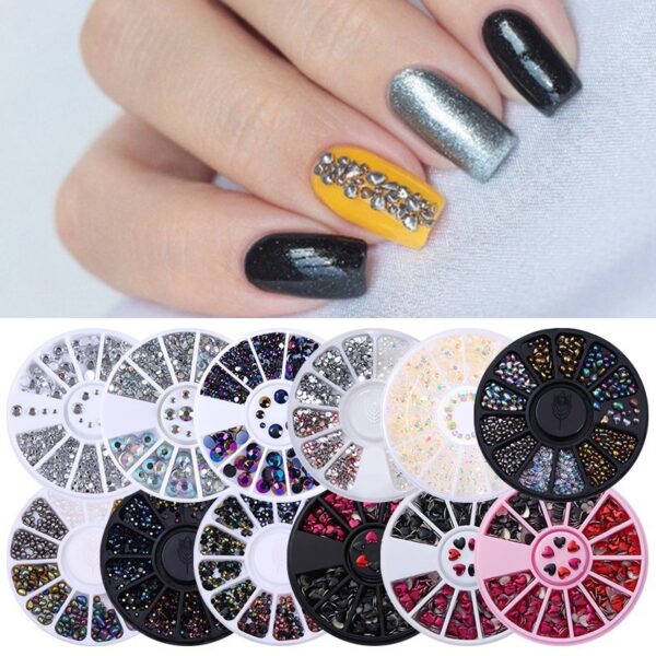 Color 12 Grid Mixed Disc Nail Sequins - Image 3