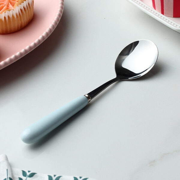 Candy Colored Ceramic Stainless Steel Spoon - Image 4