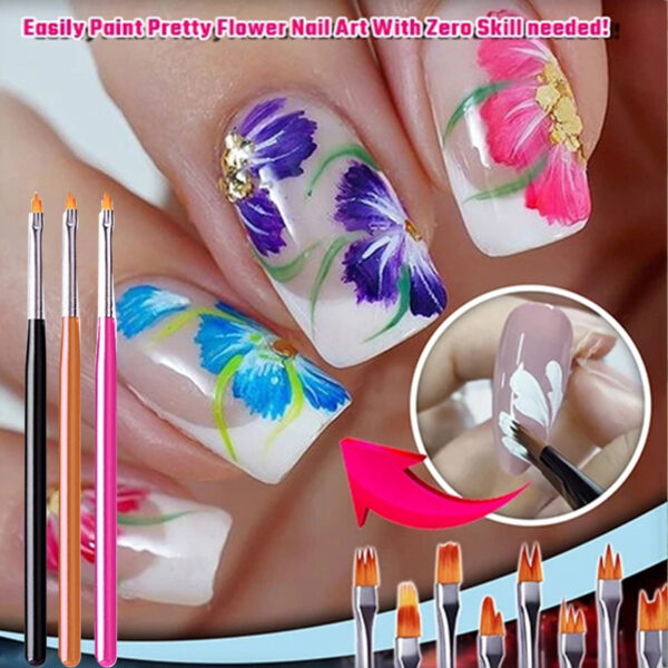 8 nail brushes set - Image 4