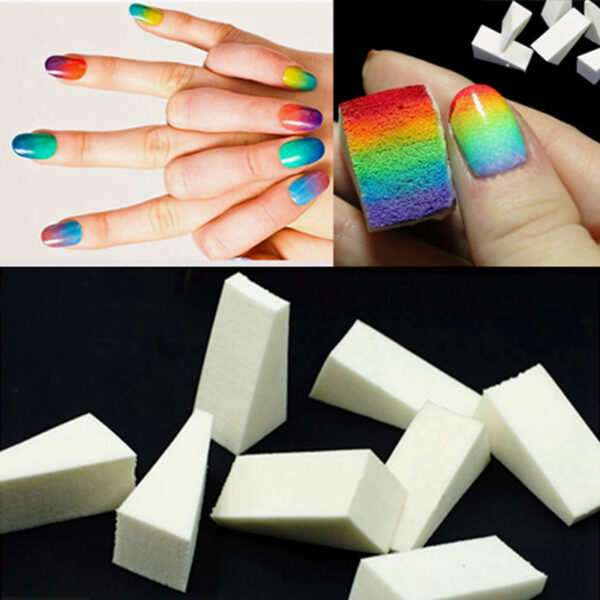 Nail Art Gradient Sponge DIY Creative Star Nail - Image 3