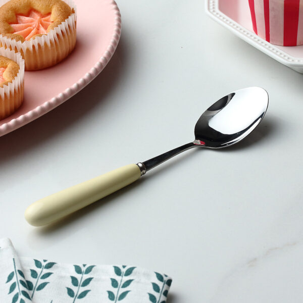 Candy Colored Ceramic Stainless Steel Spoon - Image 9