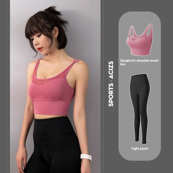 High Waist And Hip Lifting Exercise Fitness Suit For Women - Image 2