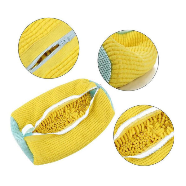 Shoes Laundry Bag Shoe Wash Bag For Washing Machine Reusable Zipper Shoe Washing Bag Sneaker Tennis Shoe Cleaner Kit Remove Dirt - Image 5