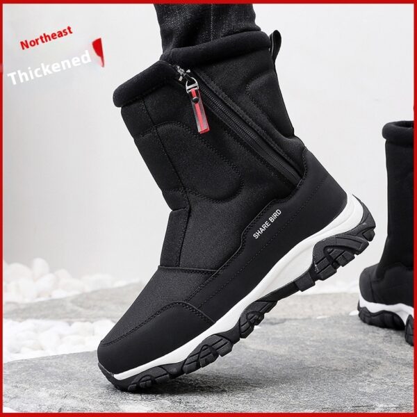 Winter Outdoors Thick Snow Boots Men's - Image 7