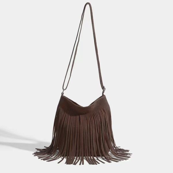 Artistic Tassel Simple And Popular Shoulder Bag - Image 5