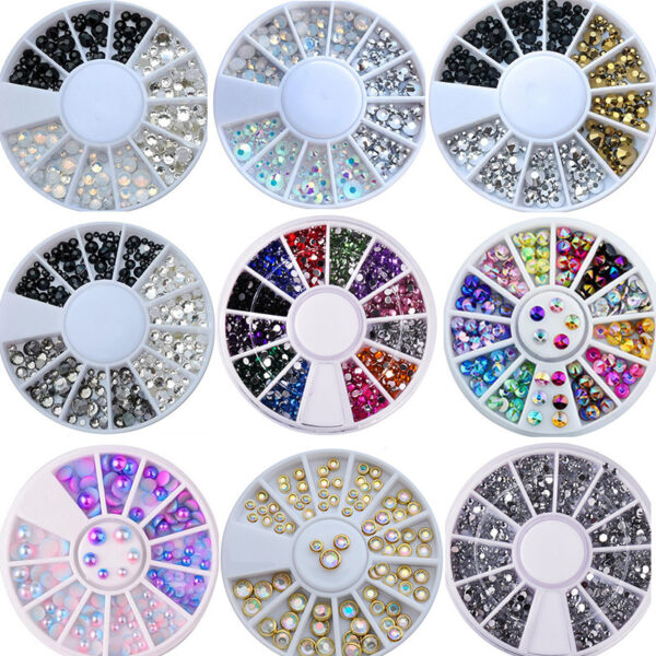 Color 12 Grid Mixed Disc Nail Sequins - Image 6